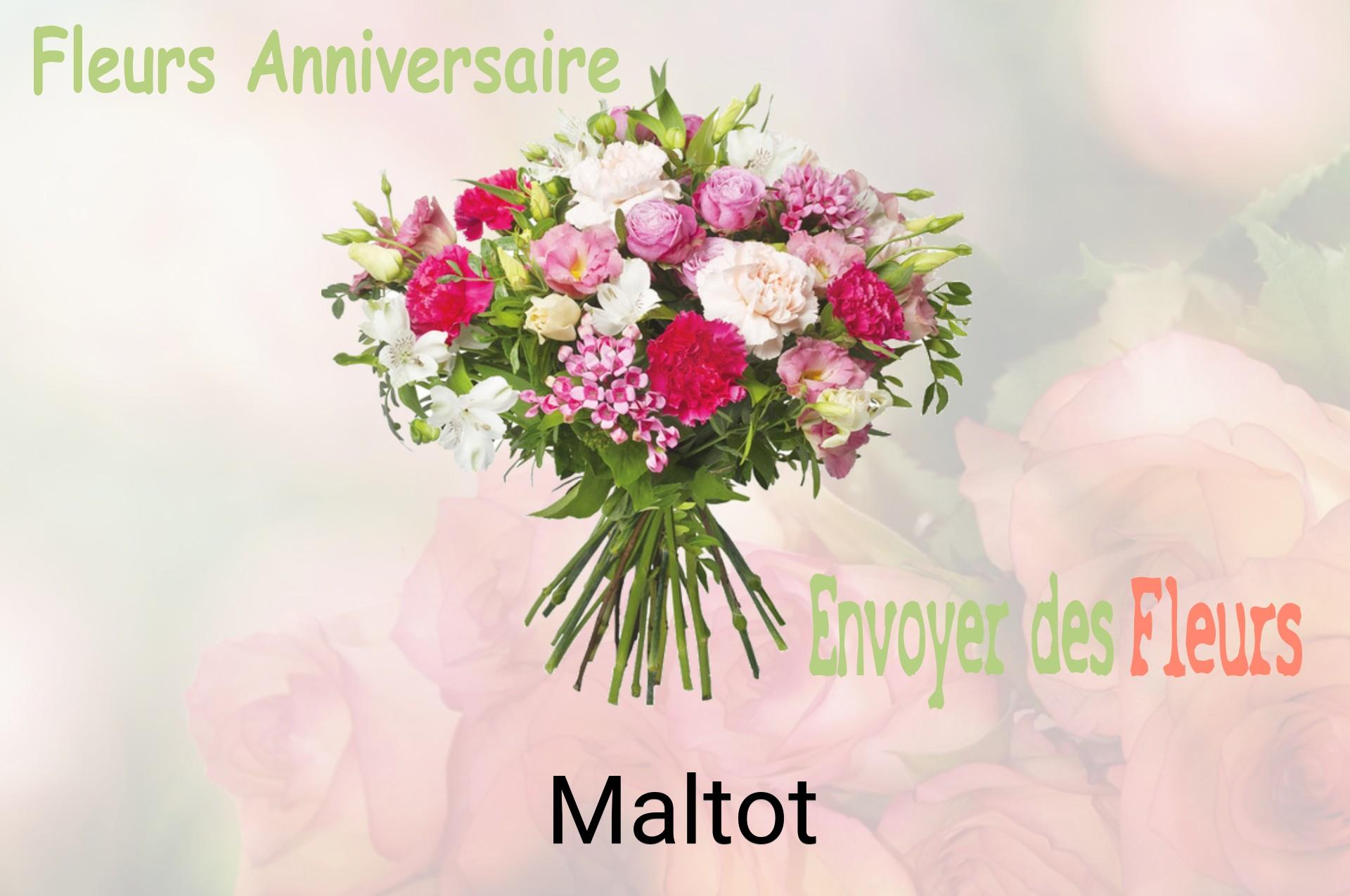 Bouquet de fleurs d’anniversaire livré à Maltot